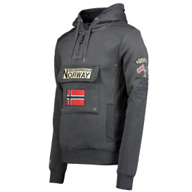 Geografické Norsko Gymclass DB 100 M WU4190H-GN-DARKGREY mikina L
