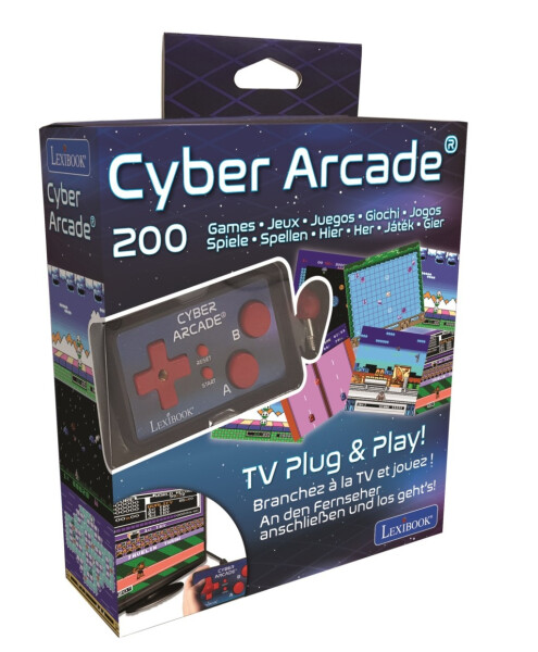 Lexibook TV Konzole Cyber Arcade Plug N' Play - 200 her - Alltoys Lexibook