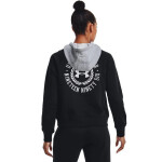 Dámská mikina Rival Fleece CB W 1373031 001 černo-šedá - Under Armour XXL