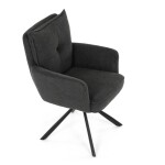 Jídelní židle, šedá, manšestrová látka, HC-X1128 GREY2