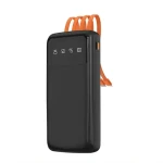 Dudao K6Pro 10000mAh černá / Powerbanka / USB-C kabel / Lighting (82237)