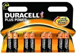 Duracell Alkalická baterie AA (LR6) / Baterie / Alkalická / Jednorázová (MN1500B8)