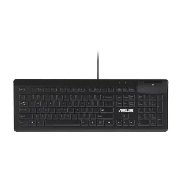 ASUS klávesnice Smart Card KU100 černá / klávesnice / membránová / drátová / čtečka karet / CZ/SK (90XB05E0-BKB000)