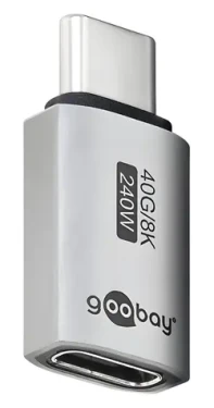 Goobay 74447 / USB-C adaptér / Rovný / USB4 (74447)
