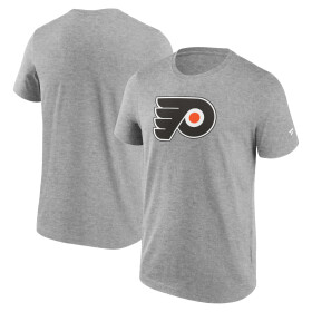 Fanatics Pánské tričko Philadelphia Flyers Primary Logo Graphic T-Shirt Sport Gray Heather Velikost: