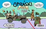 Opráski 2025 stolní kalendář