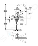 GROHE - BauFlow Dřezová baterie, chrom 31538001