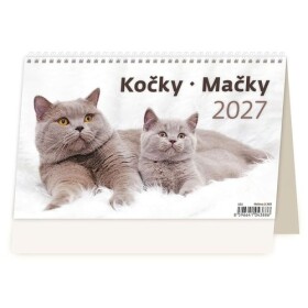 Kalendář stolní 2027 - Kočky