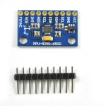 3-osý Gyroskop + Akcelerometr + Magnetometr MPU-9250 SPI/IIC