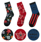 Stranger Things Ponožky 3 páry (velikost 35-45)