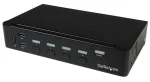 StarTech KVM přepínač 4x DisplayPort černá / KVM přepínač / 4K 60Hz / USB (SV431DPU3A2)
