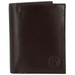 Luxusní pánská kožená peněženka Bellugio Fernando, tmavě hnědá