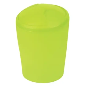 Spirella MOVE výklopný odpadkový koš 5 L zelený / plast (7610583095770)
