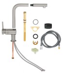 GROHE - Minta Dřezová baterie s výsuvnou koncovkou, supersteel 32168DC0