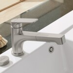 Dřezová baterie Villeroy & Boch Junis Shower, 928100LC, nerez 928100LC