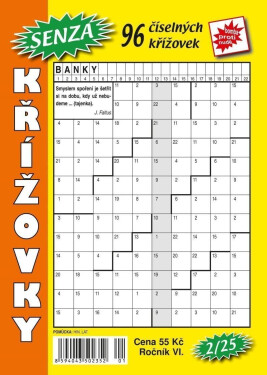 Senza číselné křížovky 2/2025