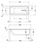 DURAVIT - DuraStyle Basic Závěsné WC se sedátkem SoftClose, Rimless, bílá 45620900A1