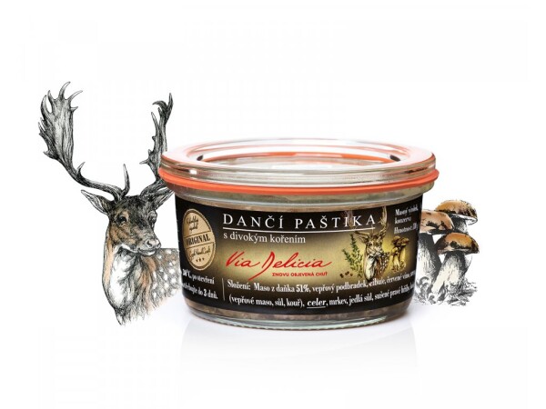 Via Delicia Dančí paštika s divokým kořením 130 g