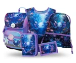 BAAGL SET 5 Ergo Axolotl: aktovka, penál, sáček, zástěra, peněženka (A-34513)