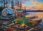 SCHMIDT Puzzle Kempování u jezera
