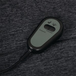 Polohovací křeslo, elektrické kabelové ovládání, šedá, látka, TV-S8348 GREY2