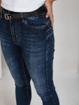 Dámské skinny džíny námořnická modř FashionStreet UY2789 s31