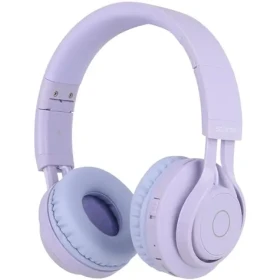 SENCOR SEP FRIEZA Purple fialová / Dětská bezdrátová sluchátka / Bluetooth 5.3 / 3.5 mm jack / 400mAh / USB-C (8590669376254)