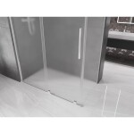MEXEN/S - Velar sprchový kout, posuvné dveře 160 x 85, dekor, chrom 871-160-085-31-01