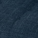 Židle jídelní, modrá látka, nohy černý kov