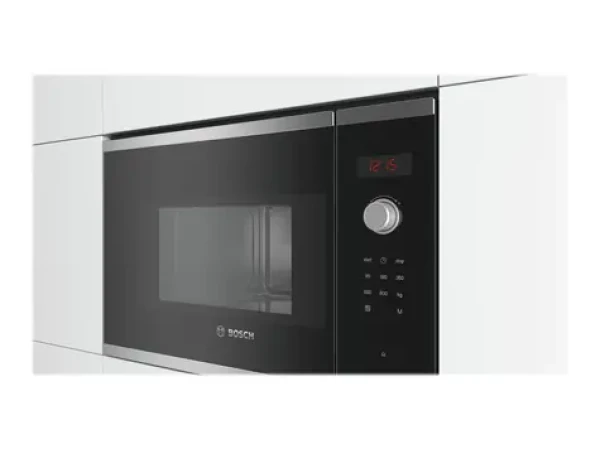 Bosch BFL523MS0 černá / Vestavná mikrovlnná trouba / 20 l / 800 W / LED displej / 7 programů / Dotykové ovládání (BFL523MS0)