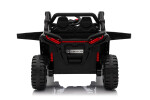 Mamido Elektrické autíčko Buggy UTV KCK 4x4 bílé 24V | 800W | 50 kg | EVA | LED | 2,4Ghz | ECO kůže