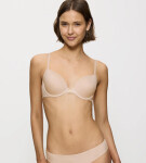 Body Make-Up Essentials - hladká tričková podprsenka s polstrováním Triumph NUDE BEIGE 80A