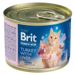 Brit Premium Cat by Nature Turkey&Liver 0,2 kg