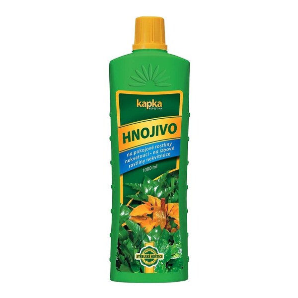 Kapka - Hnojivo na pokojové rostliny nekvetoucí 1000 ml