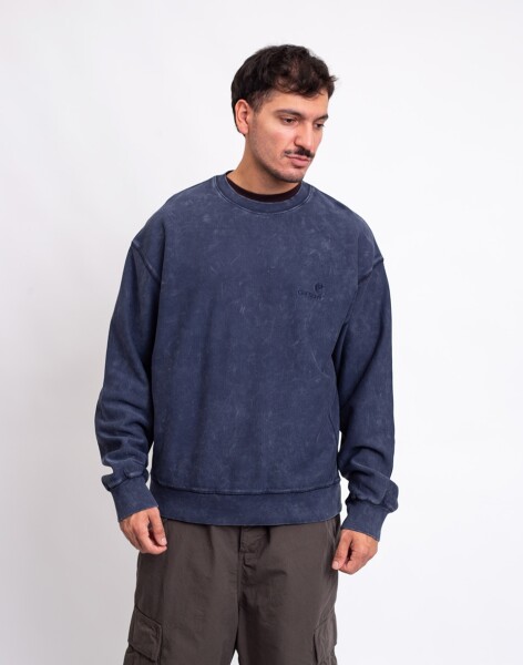 Carhartt WIP Lambert Sweat Dark Navy moon M