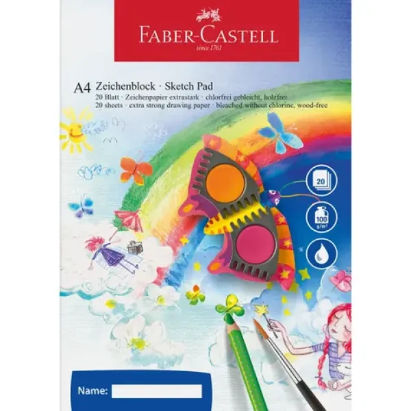 FABER-CASTELL Skicák A4 20 listů 100g/m2 (212046)