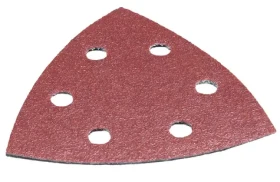 Makita Brusný papír na dřevo P80 / Brusný papír na dřevo / Rozměry 94x94 mm / děrovaný, 6 otvorů / 10 ks (B-21630)