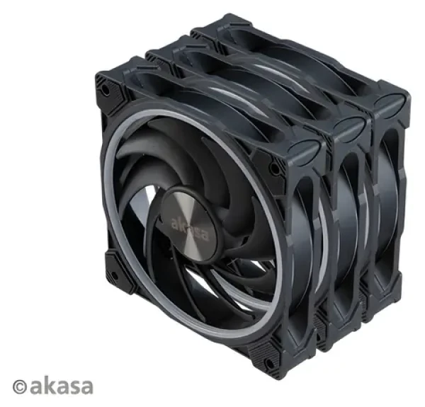 Akasa SOHO AR / ventilátor 120mm / aRGB / PWM / 500-2000 RPM / 3 ks (AK-FN108-KT03)