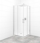 Sprchový kout čtverec 80x80 cm SAT TEX SATBKTEXQ80CRT SATBKTEXQ80CRT