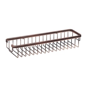 OMNIRES - UNI košík do sprchy, 36 x 7 x 11 cm měď retro /ORB/ 8963AORB