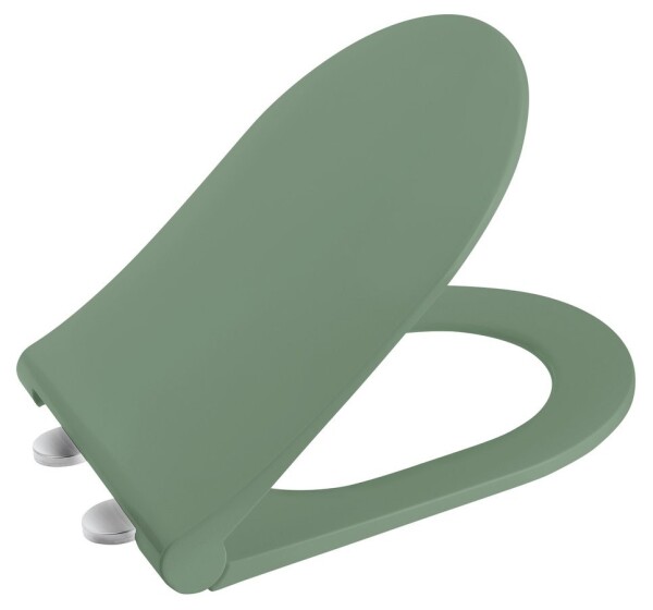 SAPHO - BRILLA WC sedátko, SLIM, Soft Close, zelená mat 100787-128