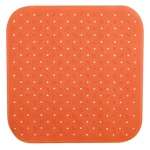 MSV CLASS Premium protiskluzová podložka do sprchy oranžová / SBS kaučuk / 54 x 54 cm