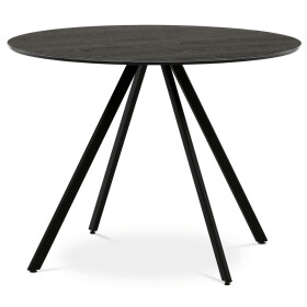 Kulatý jídelní stůl 100x100cm, lamino, šedý dub, HT-R5010 GREY