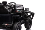 Mamido Elektrické autíčko OFFROAD černé 12V Vysoký podvozek, široké sedadlo, Odpružené nápravy, 2,4 GHz Dálkové ovládání LED světla