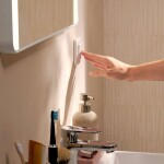HANSGROHE - Xarita Lite Q Zrcadlo s LED osvětlením, 70x60 cm, matná bílá 54962700