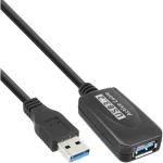 InLine USB-A černá / Prodlužovací kabel / USB-A / USB 3.2 Gen 1 / 5 Gbit/s / 5 m (35650)