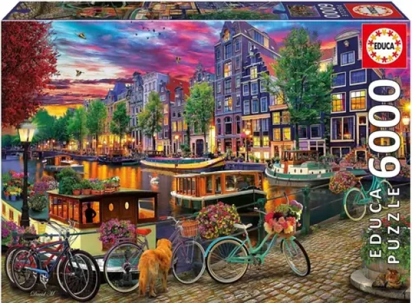 EDUCA Puzzle Jízdní kola v Amsterdamu