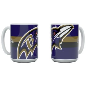 Hrnek Baltimore Ravens NFL Triple Logo Jumbo (450 ml)