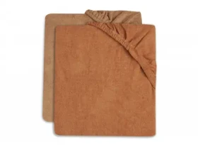 Jollein Potah na přebalovací podložku 50x70cm 2 ks froté Caramel/Biscuit (2550-503-00155)