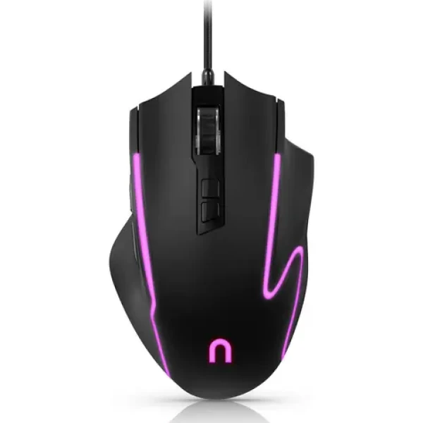 Niceboy ORYX M420 černá / Herní optická myš / 12.800 DPI / USB / podsvícení / 1.5m (oryx-m-420)